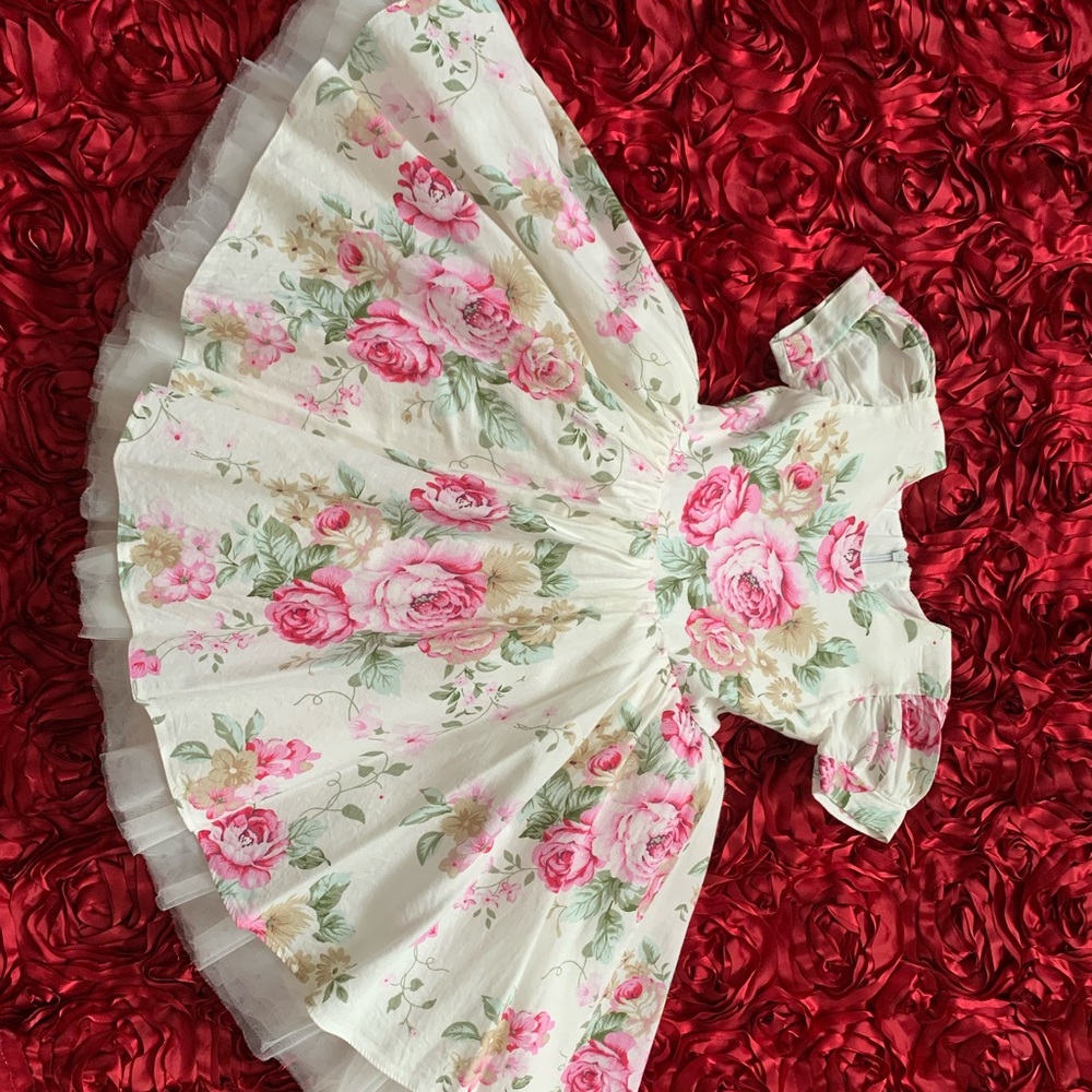 Flower summer dress 3-4t